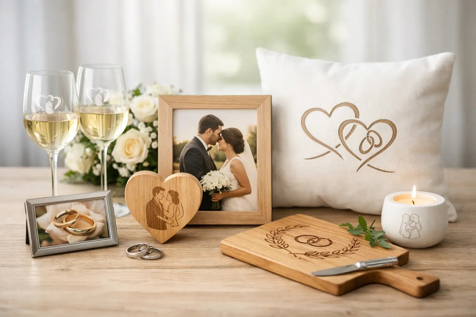 Personalisierte Wohnaccessoires als Hochzeitsgeschenk