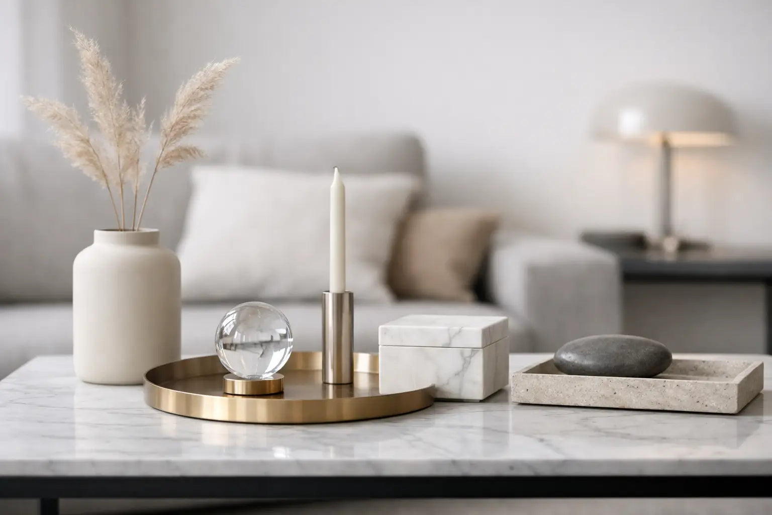 Luxus Wohnaccessoires minimalistisch wählen