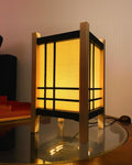 Haru Tischlampe | moderne Lampe | nachhaltig | Japanische Lampe | Stimmungslicht | Design Lampe | Wohnzimmer | Schlafzimmer | Geschenkidee - the-distinct.shop