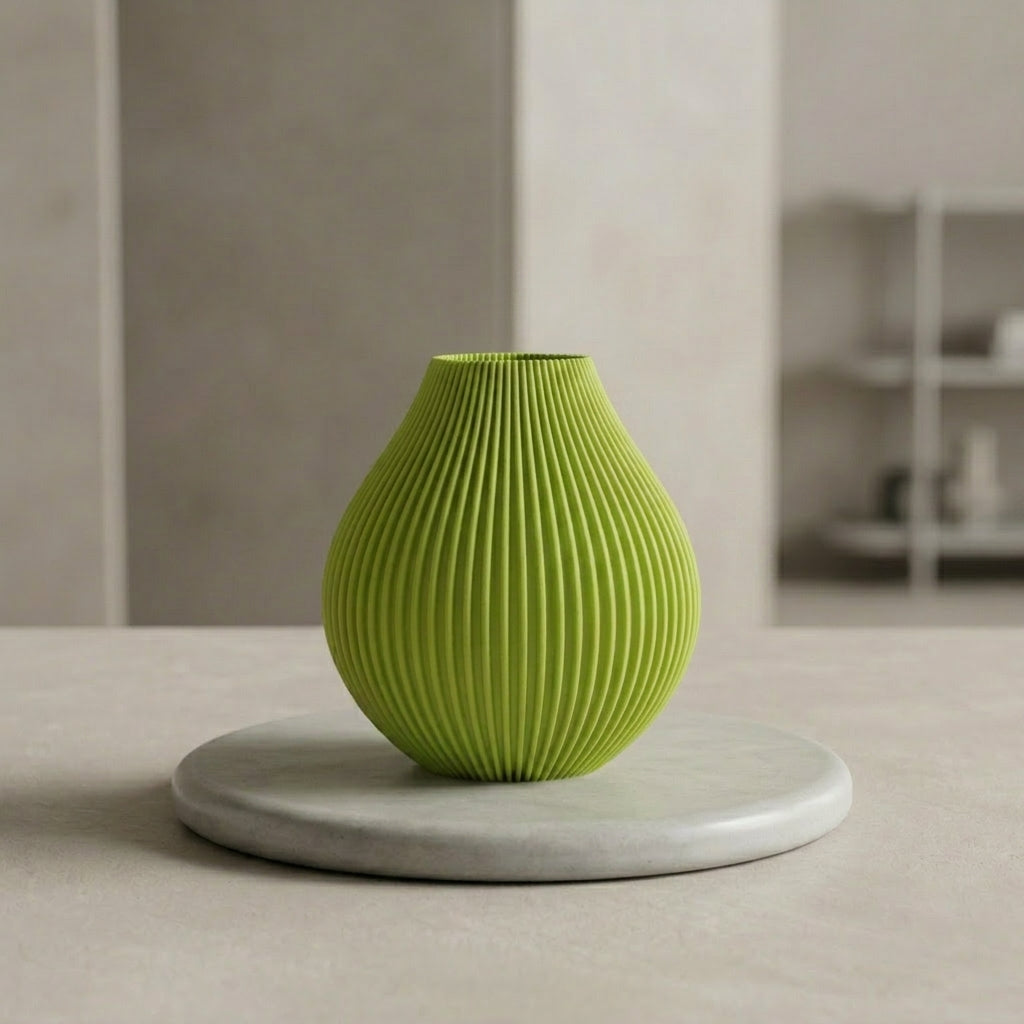 Vase Bulba in der Farbe Apfelsorbet