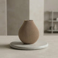 Vase Bulba in der Farbe Sand
