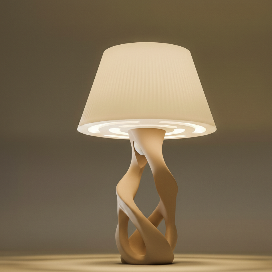 Tischlampe DNA in Farbe Linen