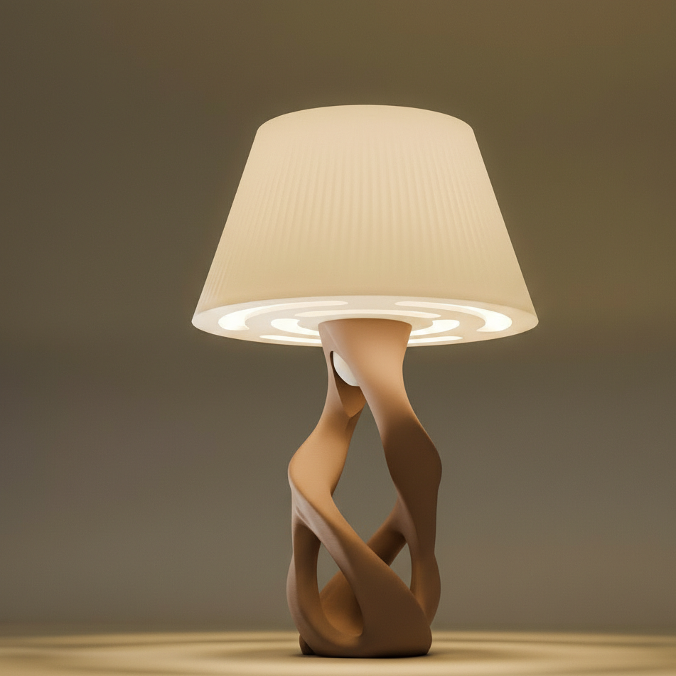 Tischlampe DNA in Farbe Mocha
