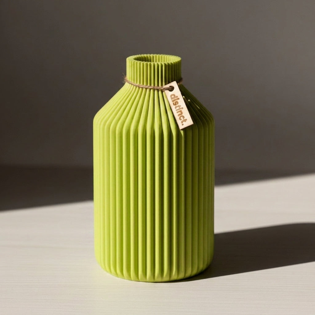 Vase Filo in Apfelsorbet - Filigrane Design-Vase für dein zu Hause