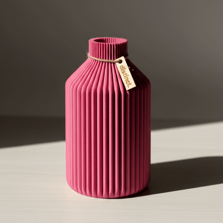 Vase Filo in Waldbeere - Filigrane Design-Vase für dein zu Hause