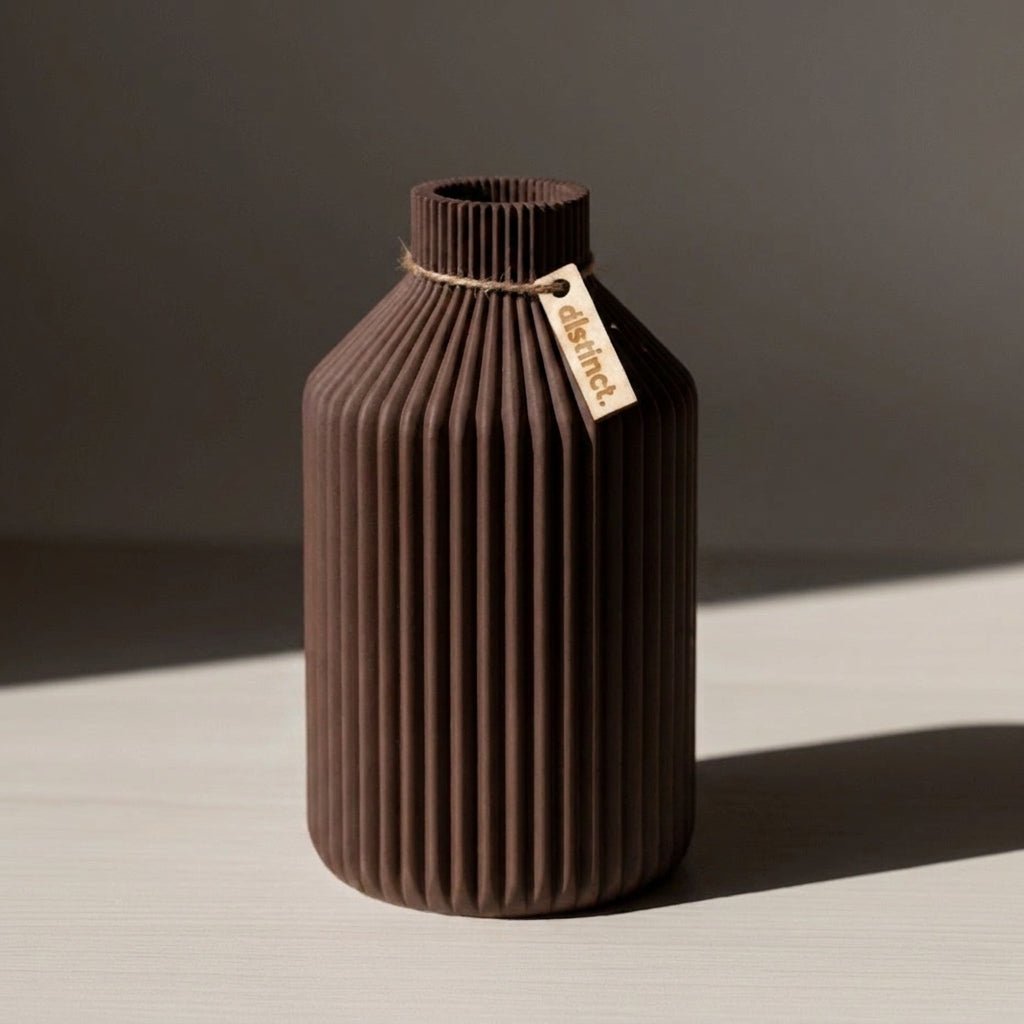 Vase Filo in Zartbitter - Filigrane Design-Vase für dein zu Hause