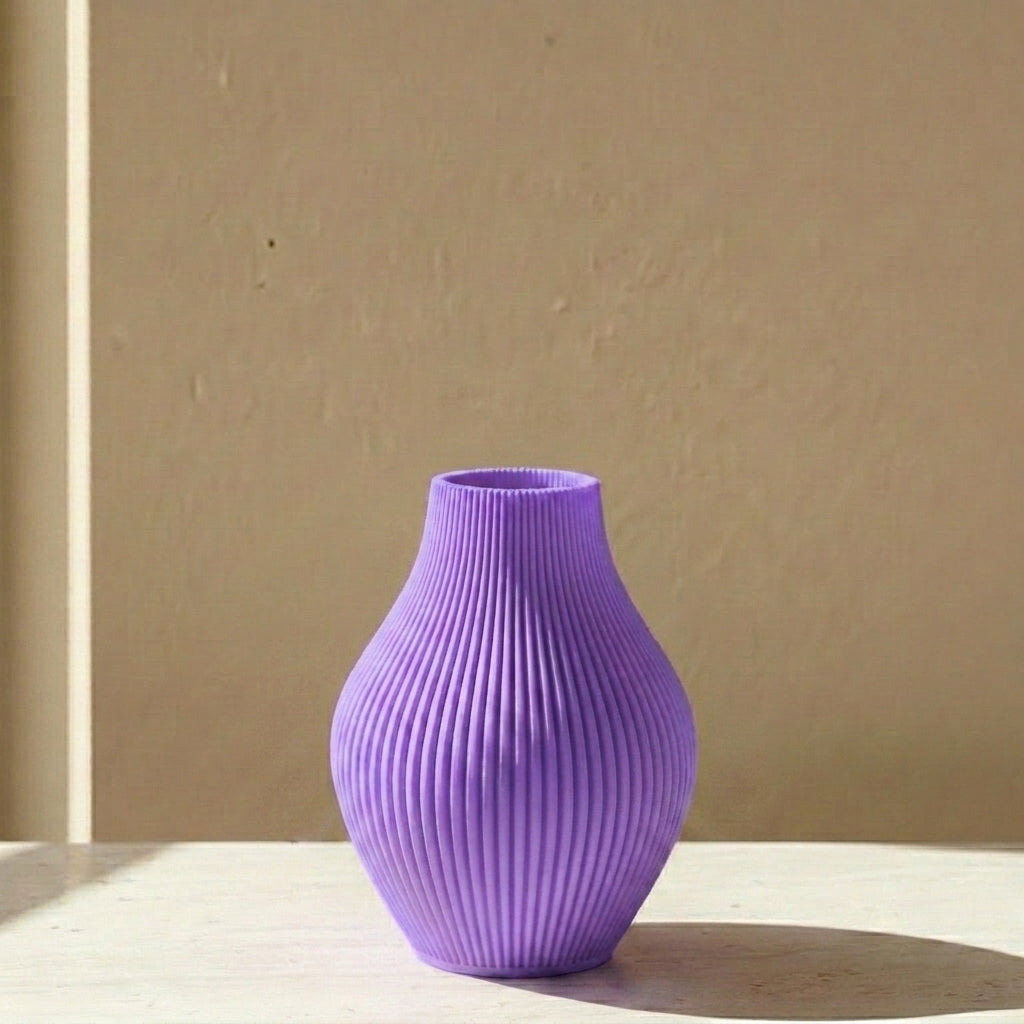 Vase Oliva in der Farbe Lavendel