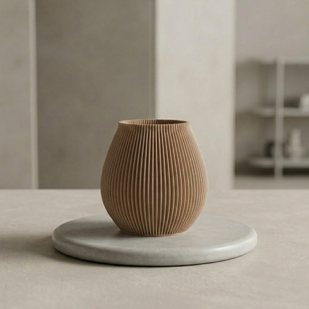 Vase Orba in der Farbe Dünensand