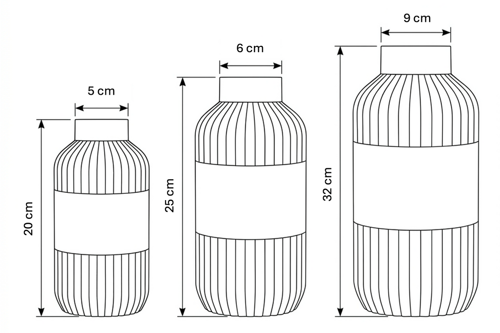 Personalisierte Vase Lume