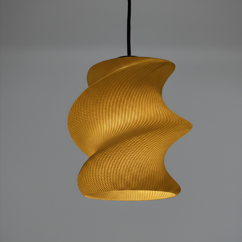 Hängeleuchte Victoria in Farbe Ochre