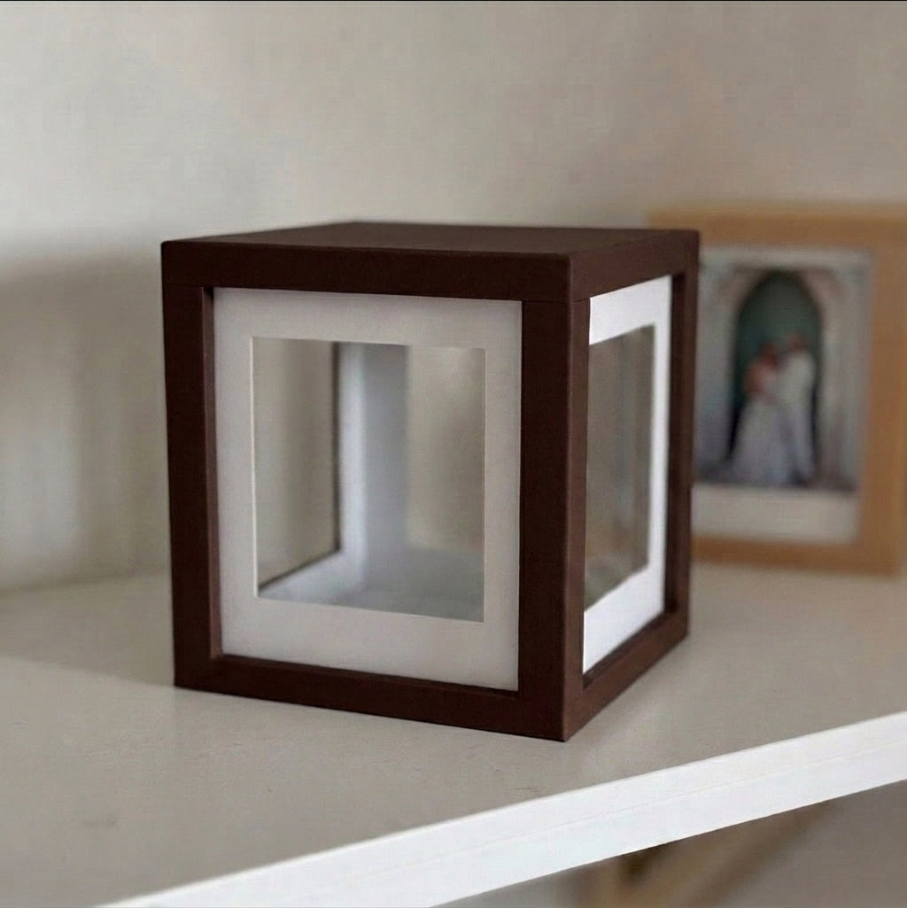 Instax Square Fotobox in der Farbe Zartbitter