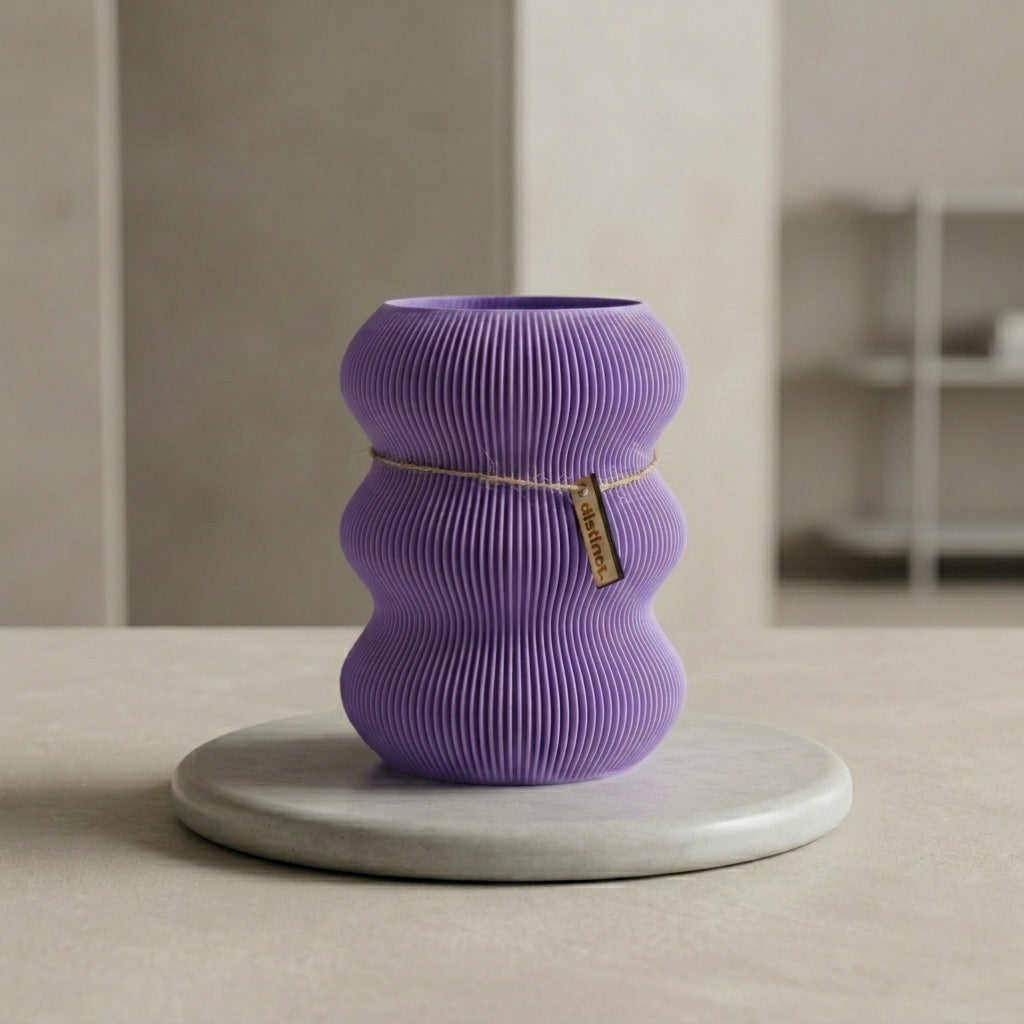 Vase Nami in der Farbe Lavendel