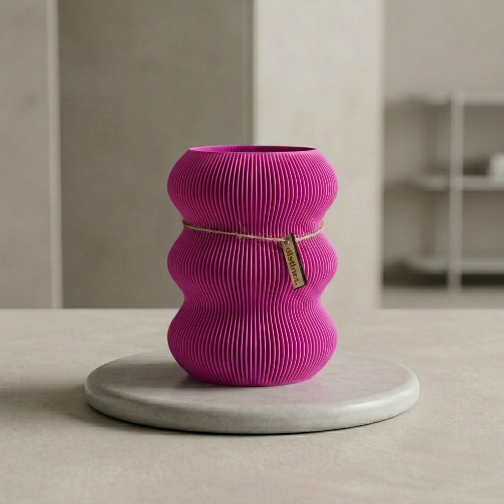 Vase Nami in der Farbe Drachenfrucht