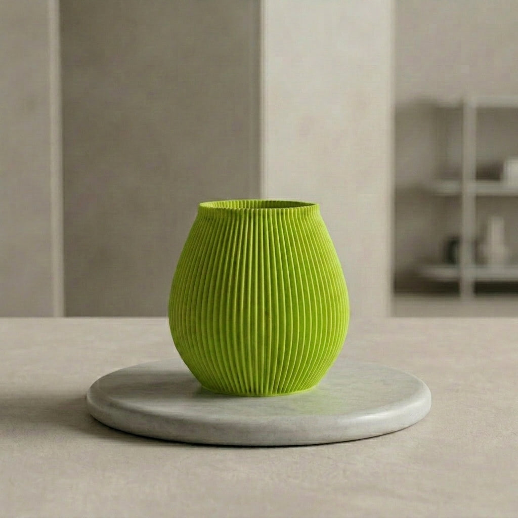 Vase Orba in der Farbe Apfelsorbet