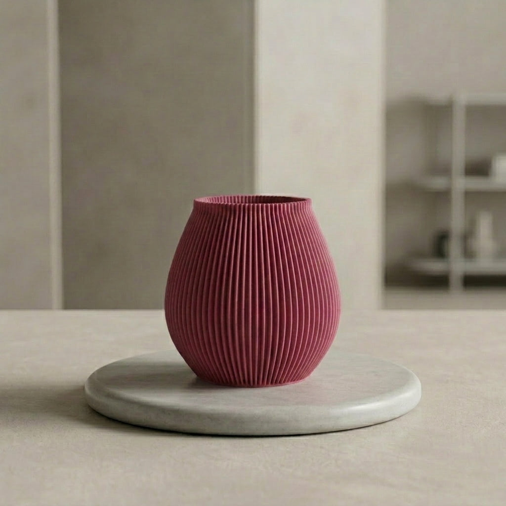 Vase Orba in der Farbe Waldbeere