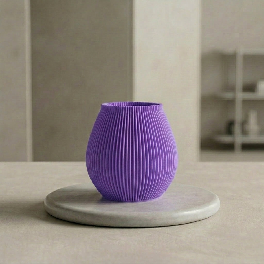 Vase Orba in der Farbe Lavendel